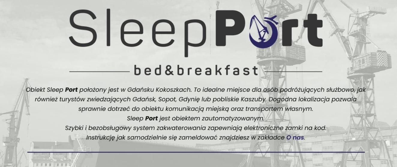 Sleep Port B&B - Bezplatny Parking Gdansk Exterior photo